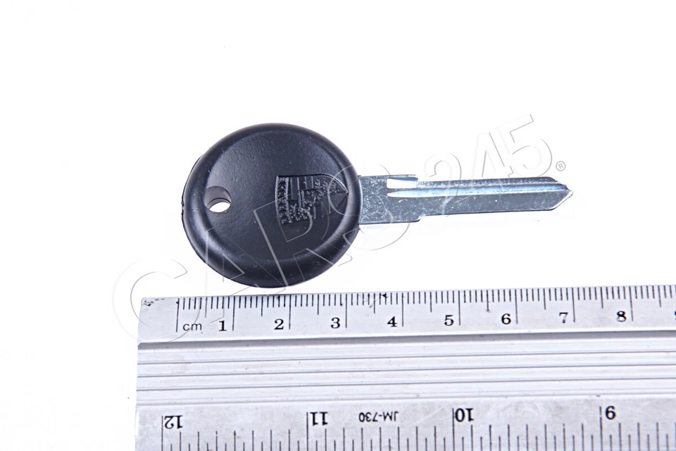 Carcasa de llave en blanco genuina Porsche 924 944 de plástico redonda negra 477837219 Foto 4 de 4