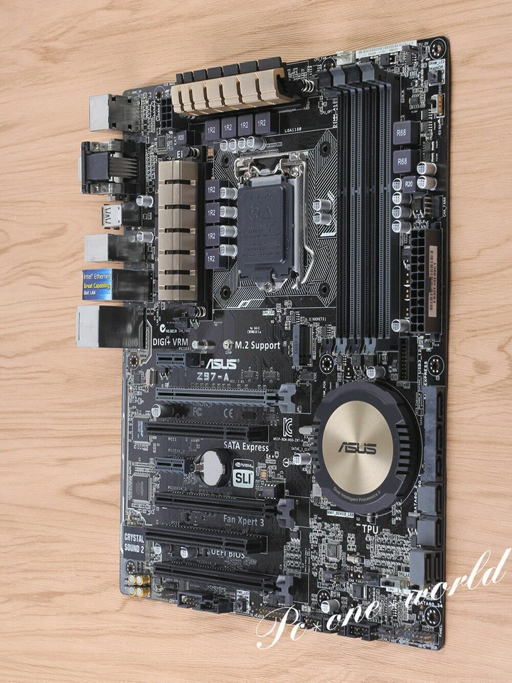 ASUS Z97-A Motherboard LGA 1150/Socket H3 DDR3 Intel Z97 DVI HDMI USB 3.1 - Bild 3 von 4