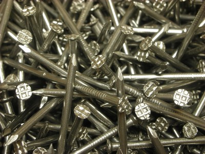 5 LBS 304 SS 2'' STAINLESS STEEL EXTERIOR TRIM SIDING DECK HAND NAILS 13 GAUGE
