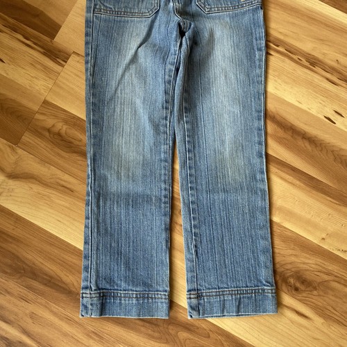 Vintage Jeans Girls Size 6X OshKosh Bgosh Embroidered Straight Leg Medium Wash - Picture 2 of 14