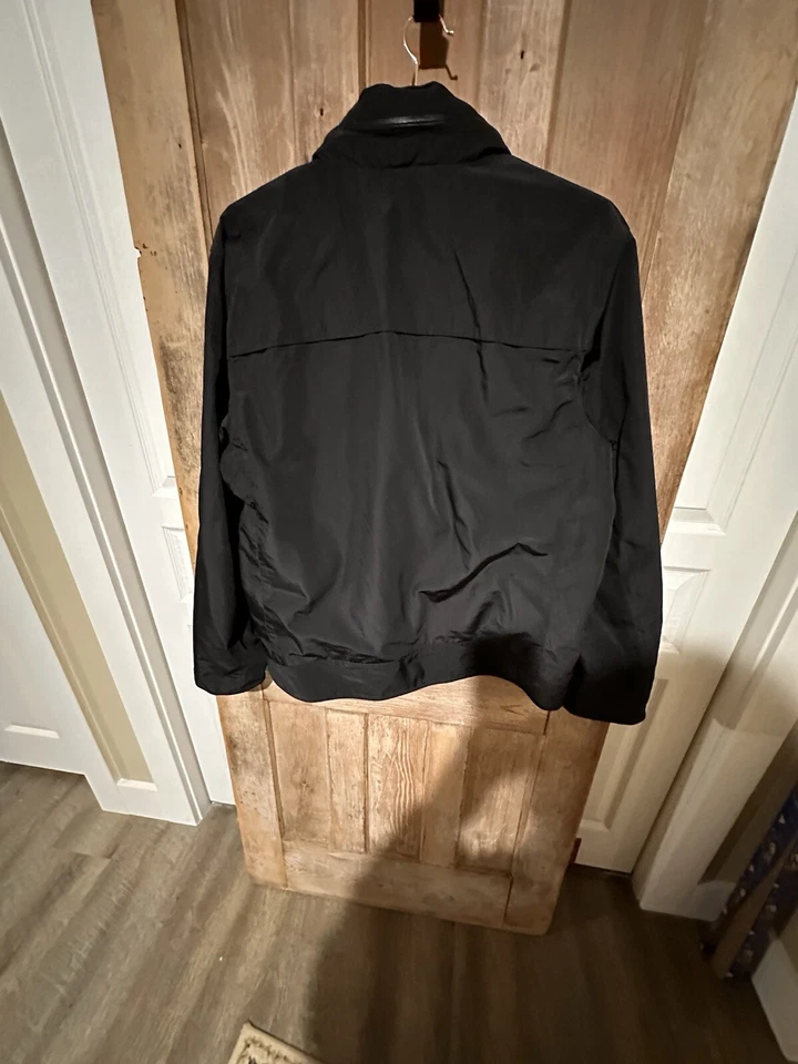 Chaqueta ligera Tasso Ella talla L para hombre con cremallera frontal negra con cremallera a presión Foto 4 de 4