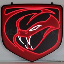 Neonetics 29VIPER Dodge Viper Licensed Led Flex-Neon Sign In Steel Can