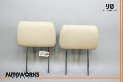 04-07 Jaguar XJ8 XJR VDP X350 Rear Back Seat Head Rest Headrest Set SEL OEM