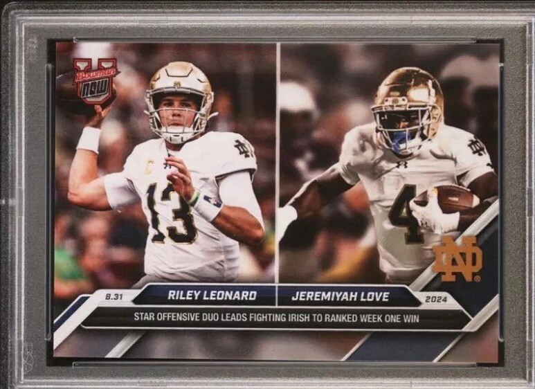 RILEY LEONARD/JERIMIYAH LOVE Notre Dame BOWMAN UNIVERSITY Graded