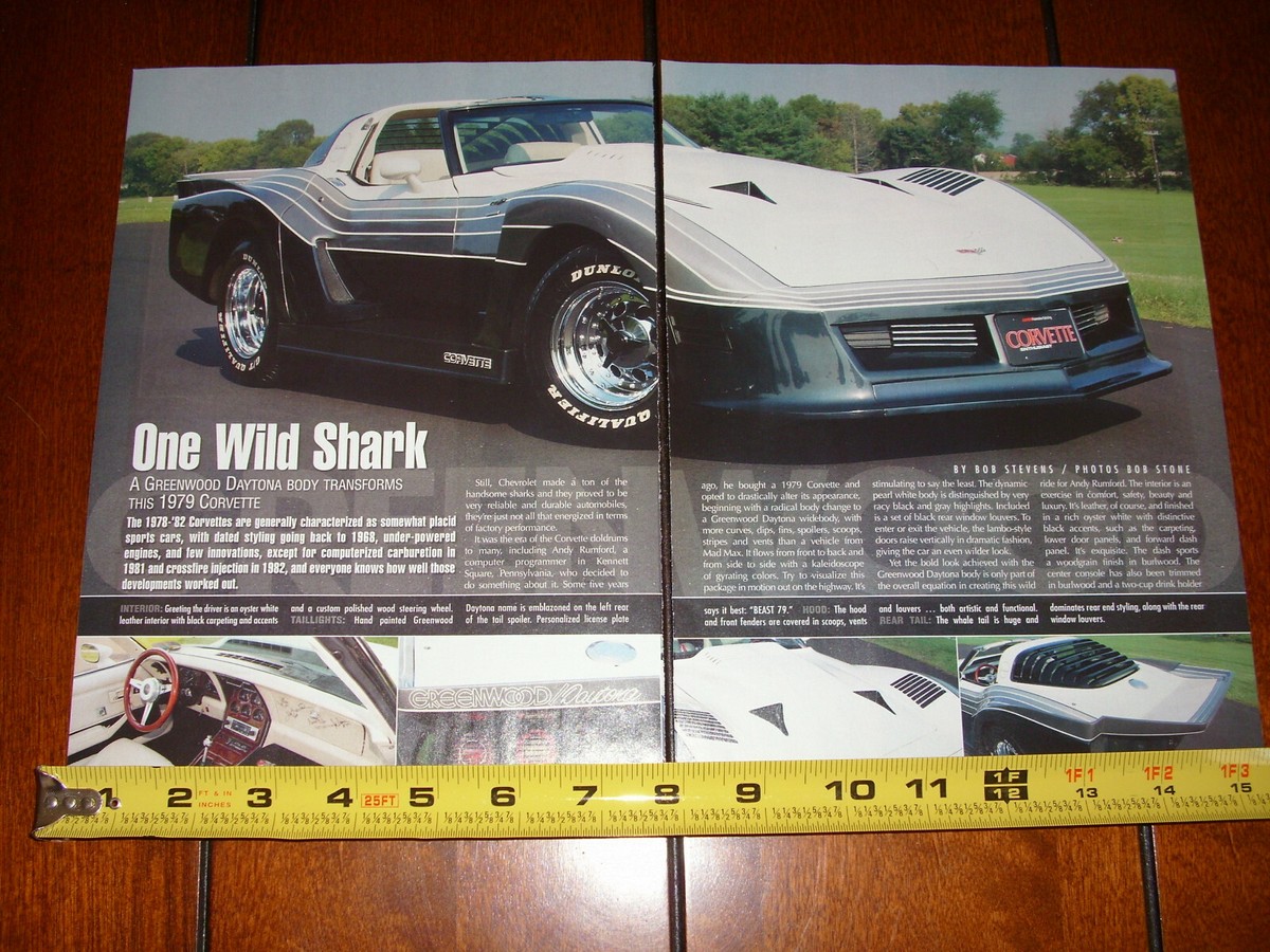 1979 CORVETTE GREENWOOD DAYTONA ORIGINAL 2008 ARTICLE