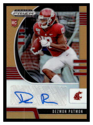 2020 Panini Prizm Draft Picks Football #150 Dezmon Patmon     Auto FRA38
