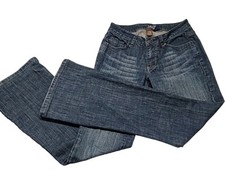 JAG Jeans Women's Size 2 Mid Rise Flare Leg Dark Wash Denim Wide Bell Bottoms 