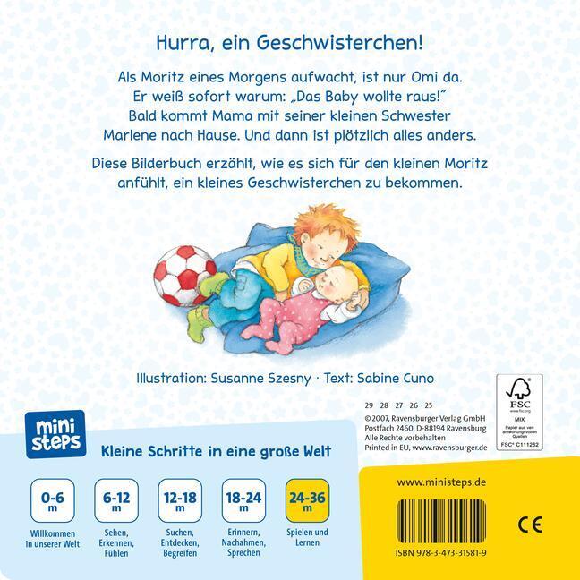 Thumbnail - Ministeps: Wir Sind Jetzt Vier | Ab 24 Monaten | Sabine Cuno | Buch |