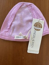 Paige Lauren NWT Pink Modal/Cotton Knit Hat Made In The USA-Newborn