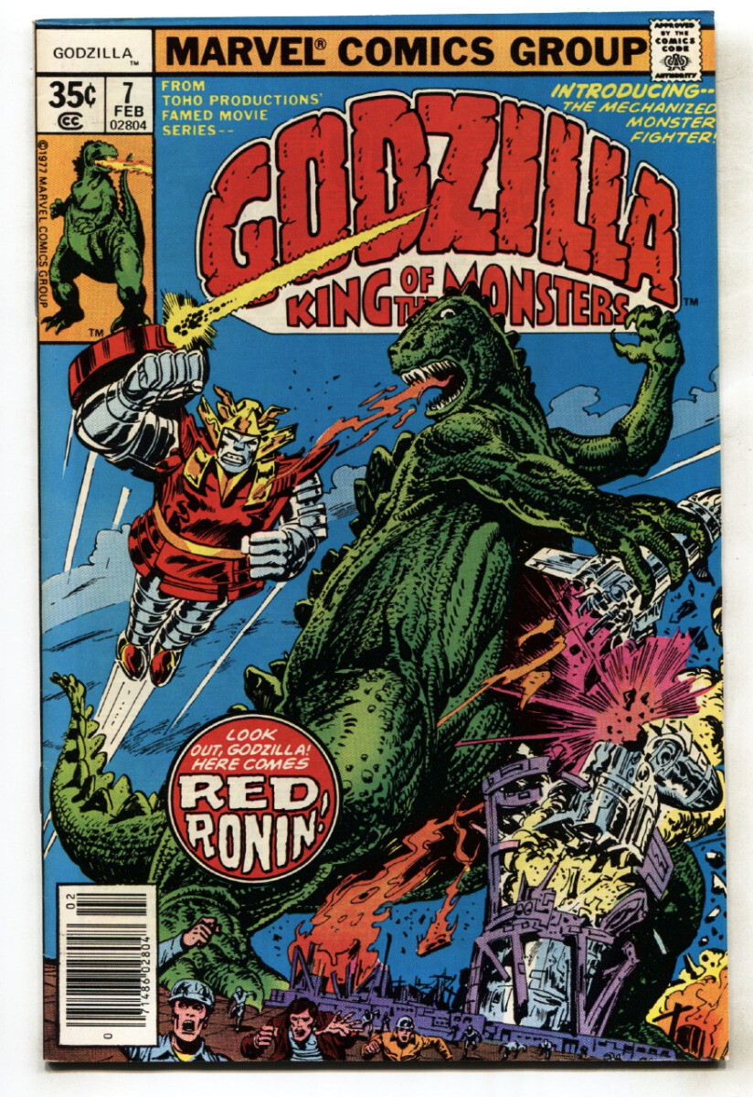 Godzilla #7 1978 - Marvel -VF/NM - Comic Book | eBay