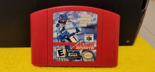 Jeremy McGrath Supercross 2000 N64 Authentic Tested Same Day Ship Read Desc