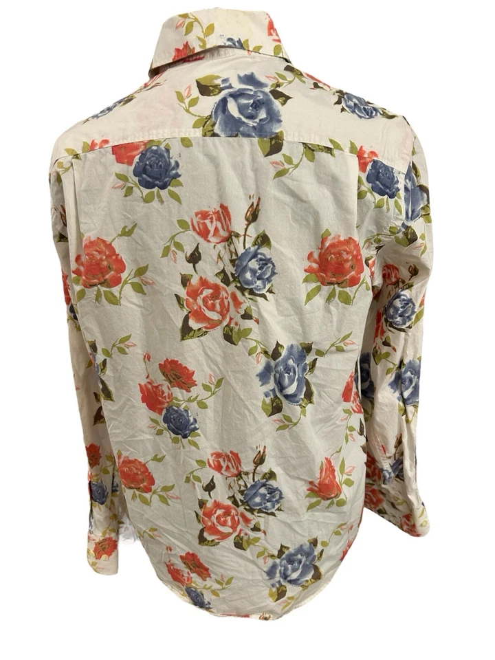 Camisa social Mondo Di Marco masculina LRG floral manga longa - Imagem 4 de 4