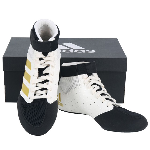Adidas Mat Hog 2.0 Men's Boxing Shoes Training Wrestling White/Black FU8167 | eBay