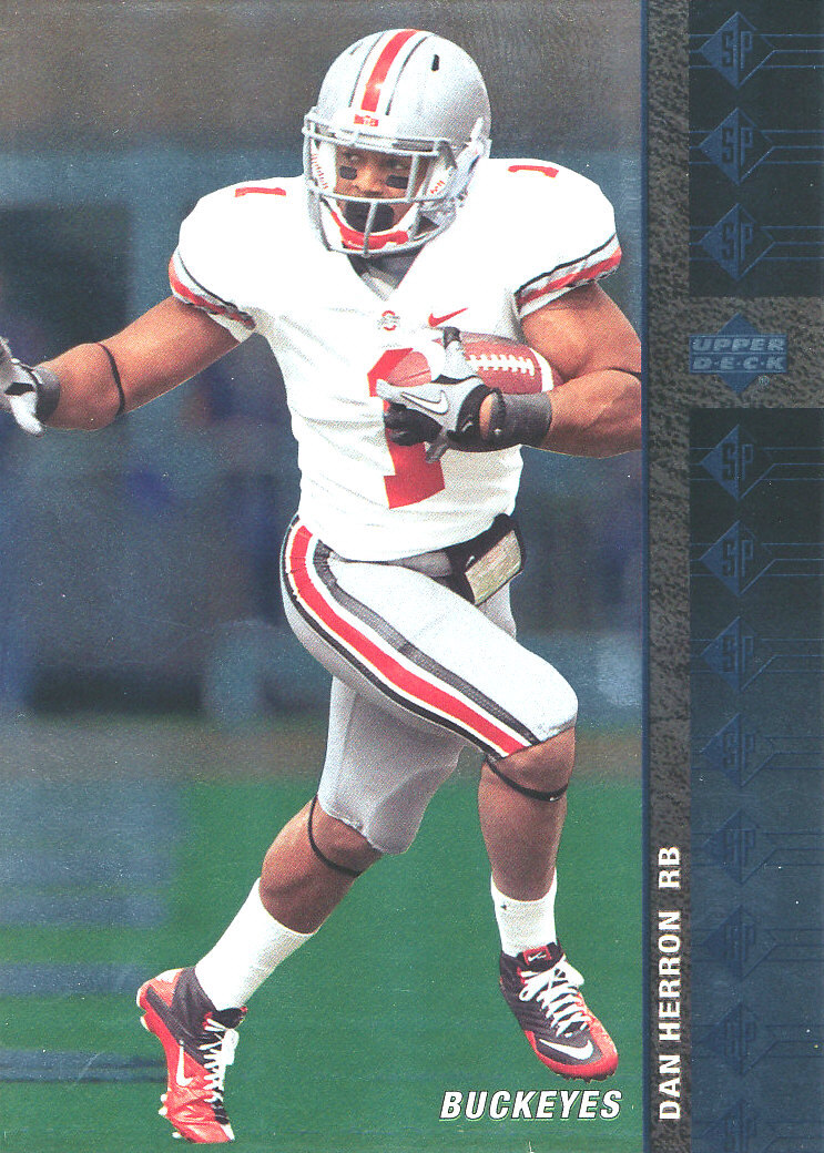 94SP-TRIBUTE Dan Herron  INSERT-RC BILLS COLTS BENGALS Ohio St BUCKEYES