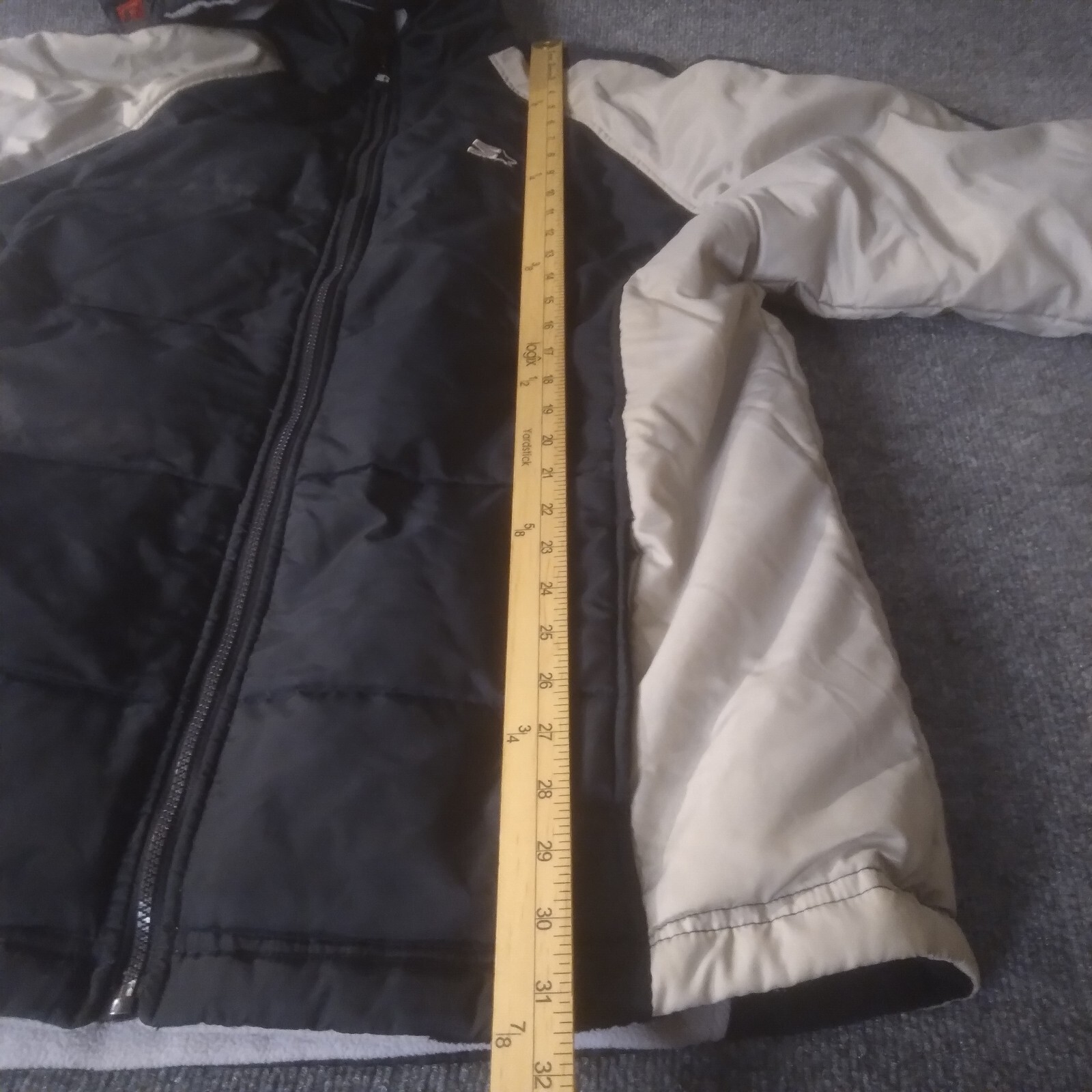 Starter Reversible Down Jacket Coat Men Large Hoo… - image 9