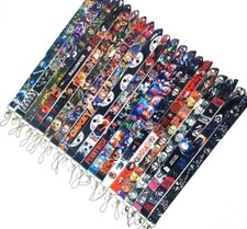 lot 50pcs cartoon Anime terror mix Lanyard Mobile Phone ID Card KeyChain Holder