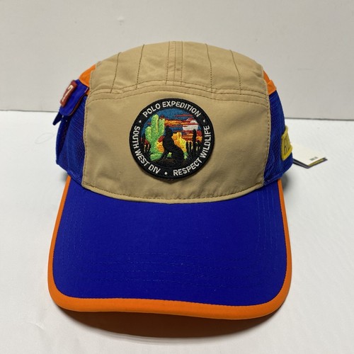 Polo Ralph Lauren Expedition Sportsman Wildlife Patch Utility Hat Cap 92 stadium