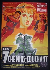 Seven Ways from Sundown, Les 7 Chemins Du Couchant, Audie Murphy, Barry Sullivan