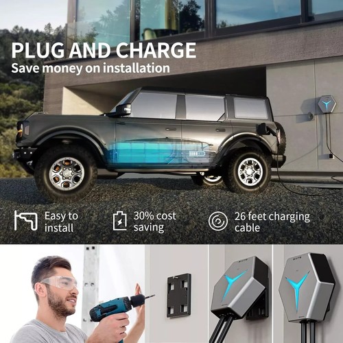 STOKE VOLTAICS Level 2 EV Charger, 32 Amp 240V Electric Vehicle Charging Station - Bild 7 von 10