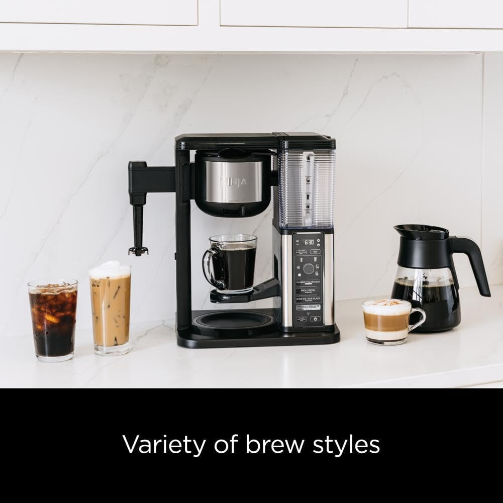 Ninja CM401 Specialty 10-Cup Maker, with 4 Brew Styles for Ground