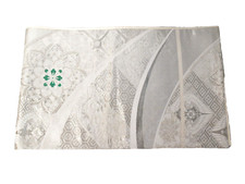 Japanese antique vintage brocade silk Fukuro Obi sash belt Kimono textile