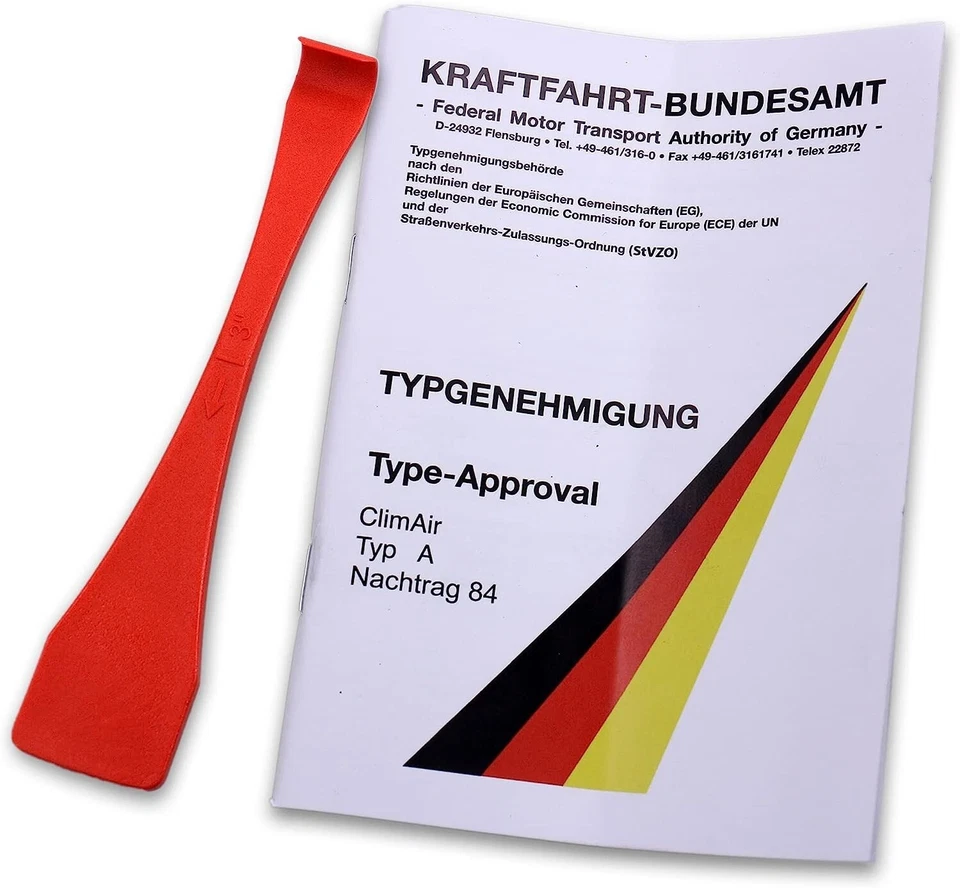 ClimAir Windabweiser Schwarz für Mercedes V-Klasse/Vito/Marco Polo W447 2/4/5 tü - Bild 3 von 4