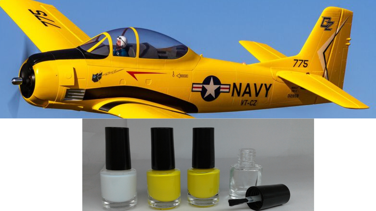 E-flite Ala Verniciata Per T-28 Trojan – Senza Servocomandi – Ricambio Originale Per Aereo RC