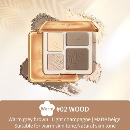 Judydoll Face Highlighter Makeup Palette-Contour & Highlighter & Matte Palette - Picture 3 of 12