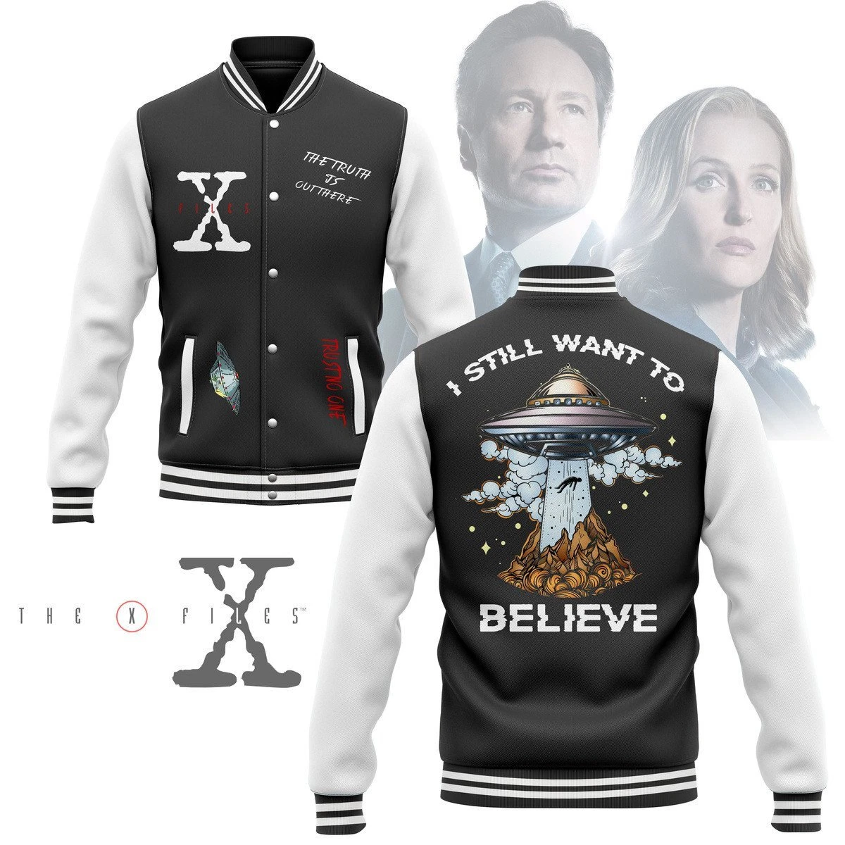 The X Files New Bomber Baseball Jacket For Fan