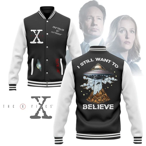 The X Files New Bomber Baseball Jacket For Fan