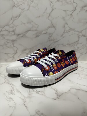Clemson Tigers Low-Top Canvas Shoes Mens Size 11 Foco Sneakers New Football  NCAA