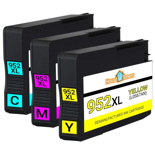 952XL 952 Fits HP 952XL Black Cyan Magenta Yellow Ink Cartridge HP Printers - Picture 8 of 10