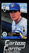 Bill Wegman 1992 Baseball Aces Playing Cards #5S Milwaukee Brewers