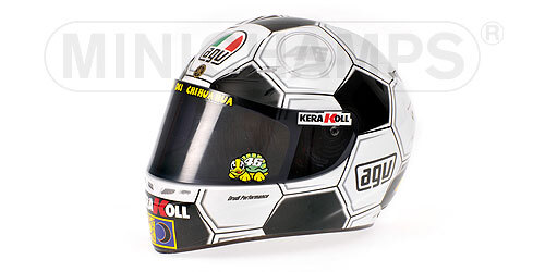 1:2 Minichamps Helm AGV V. Rossi Motogp Barcelona 2008 328080086 Modell - Bild 1 von 2