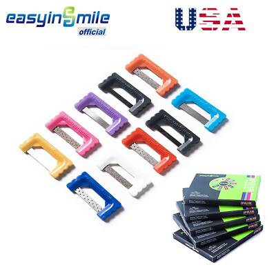 50x Orthodoncia Dental IPR IR Polish Strips Interproximal reduction serrated saw