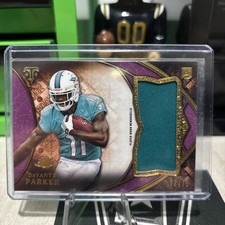 2015 Topps Triple Threads - Rookie Jumbo Relics Devante Parker #TTRJR-DPA Purple