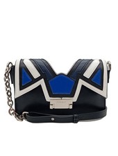 ESPRIT Borsa a spalla Donna Borsa blu-nero-bianco stile casual