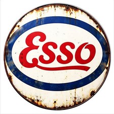 Vintage Style Metal Sign Esso Gas 18x18