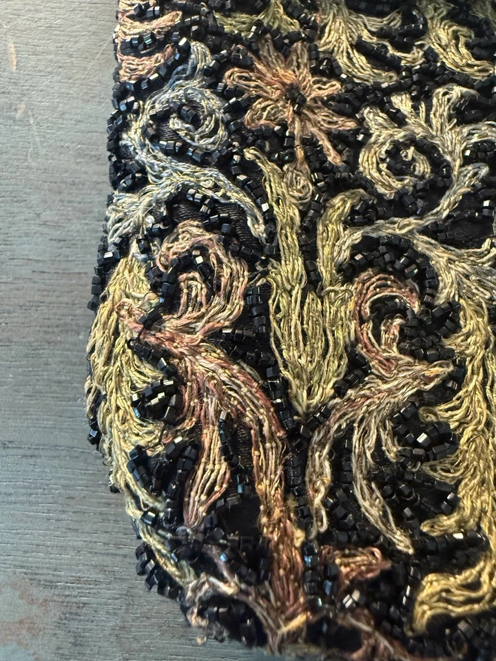 ✨BOLSO CLUTCH DE COLECCIÓN AÑOS 60 JOSEF BOLSO DE MANO FRANCÉS CON CUENTAS✨ Foto 3 de 4