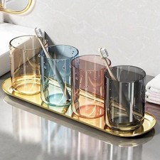 1PC Transparent Plastic Solid Color Large Cap...