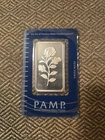 PAMP Suisse Rose Silver 1oz Bar .999 Fine Silver C007048
