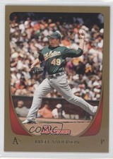 2011 Bowman Gold Brett Anderson #51 0f4