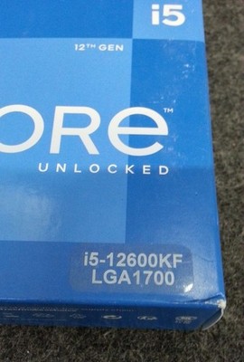 Intel Core i5-12600KF Processor (4.9 GHz, 10 Cores, FCLGA1700) Box
