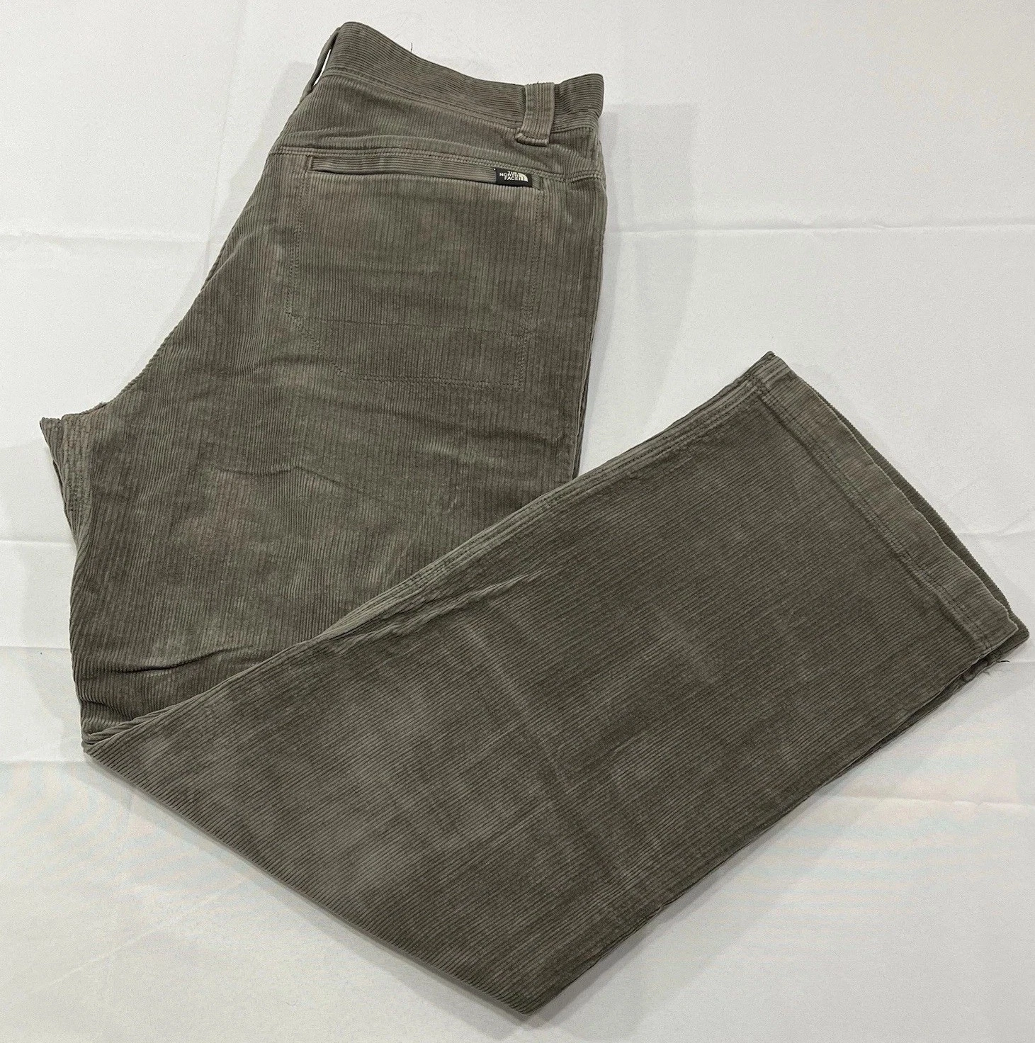 The North Face Pants Mens 34 Short (34x28) Brown Corduroy Stretch Hike Outdoors