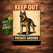 My Yard Dog Warning Hanging Metal Sign 8x12 Outdoor Security Plaque