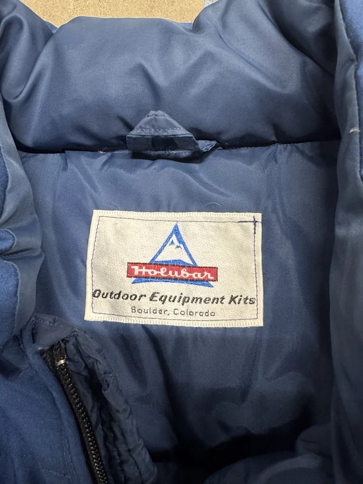 Chaqueta acolchada llena de plumón para equipo exterior Holubar de colección de los años 80 talla XL Foto 4 de 4