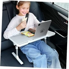 Large Car Seat Tray Table, Foldable Travel Tray for Kids Car Seat, Height 