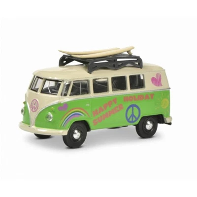 Schuco 1/64 VW T1 bus SURFER camping bus alloy automodell - Bild 1 von 2