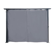 Tenda gazebo tenda laterale antracite Luxor 2 pezzi circa 3 m di larghezza pe...