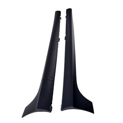 MAXPEEDINGRODS ABS Side Skirt Extension Lip for VW Golf MK5 GTI TDI GT FSI R32 2004-2008 Black